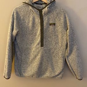 LLBean hooded fleece